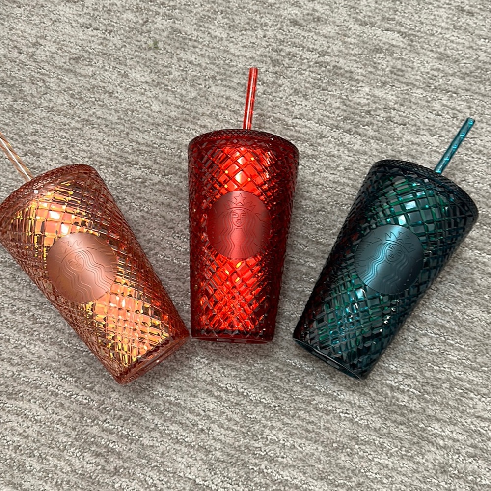 Starbucks Jeweled Tumbler Set